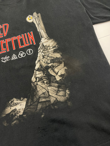 Vintage Led Zeppelin Band Tee Black