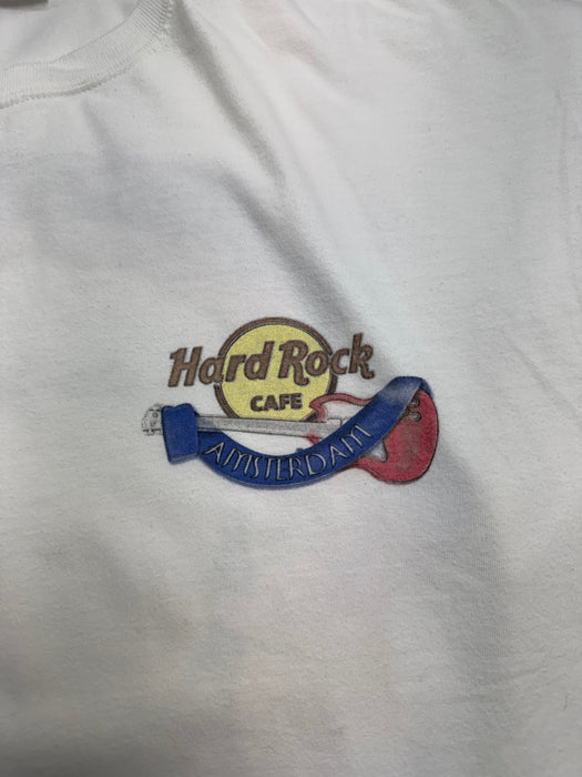 Vintage Hard Rock Cafe Amsterdam Tee White | Vitnage Clothing Store Canada