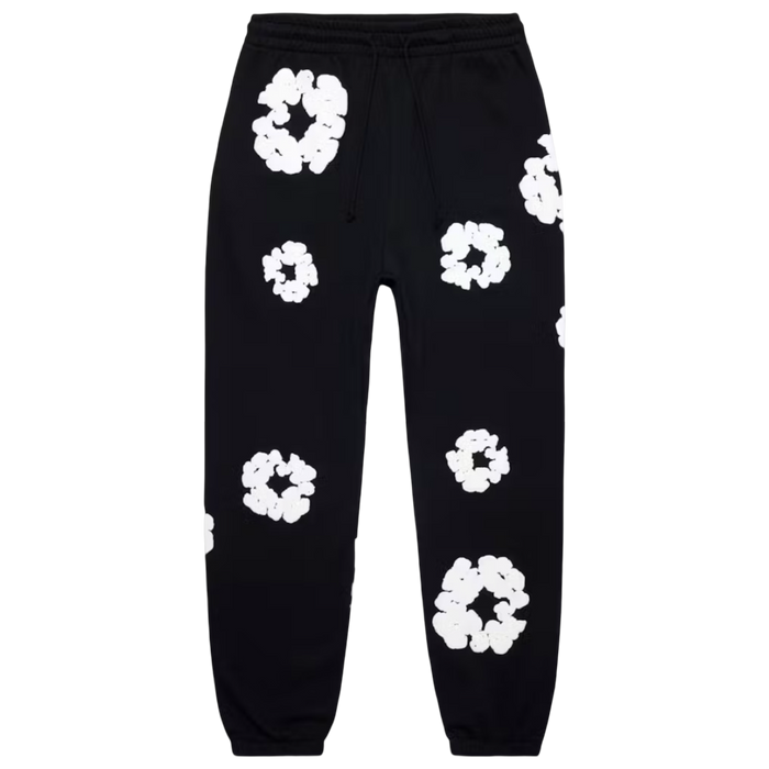 Denim Tears The Cotton Wreath Sweatpants Black | Vitnage Clothing Store Canada