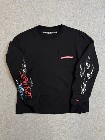 Chrome Hearts Matty Boy Stay Fast L/S Tee Black