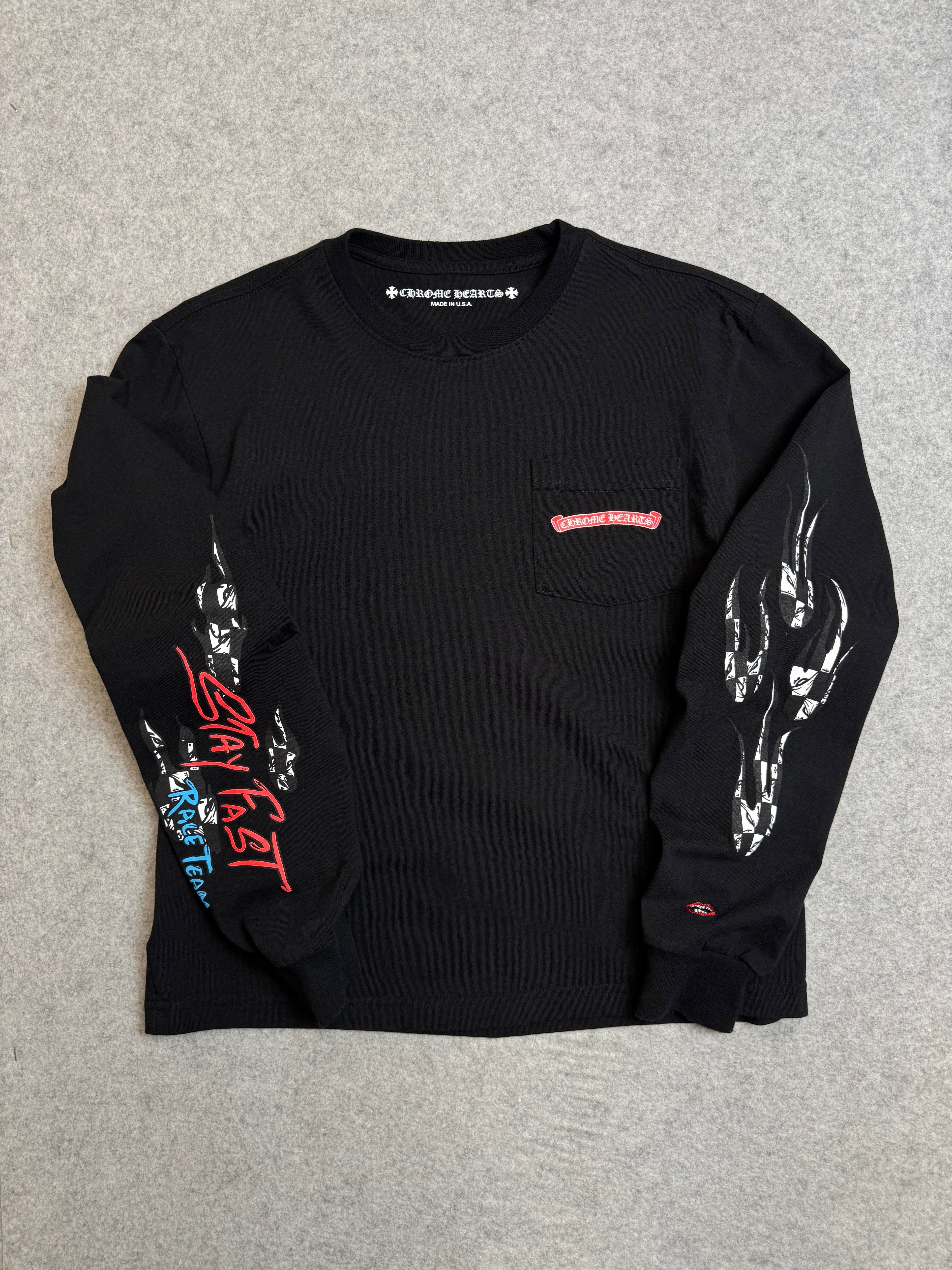 Chrome Hearts Matty Boy Stay Fast L/S Tee Black