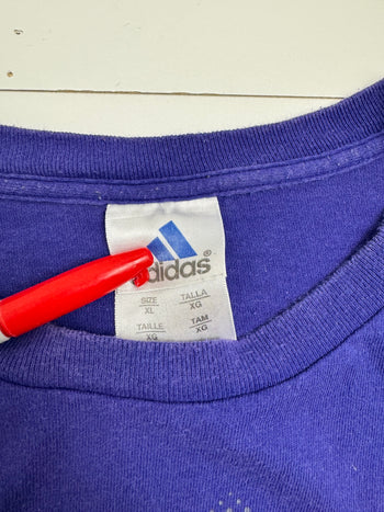 (XL) Vintage 90s Adidas Tee Purple