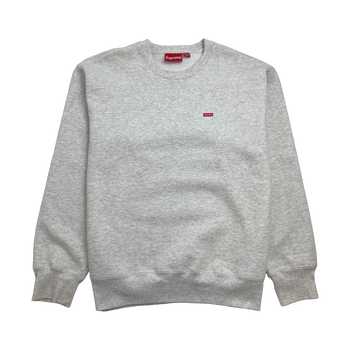 Supreme Small Box Logo Crewneck Ash Grey (USED)