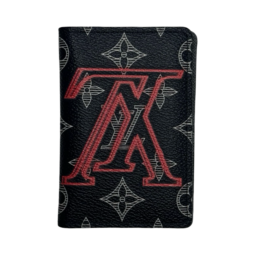 Louis Vuitton Monogram Ink Upside Down Pocket Organizer Navy