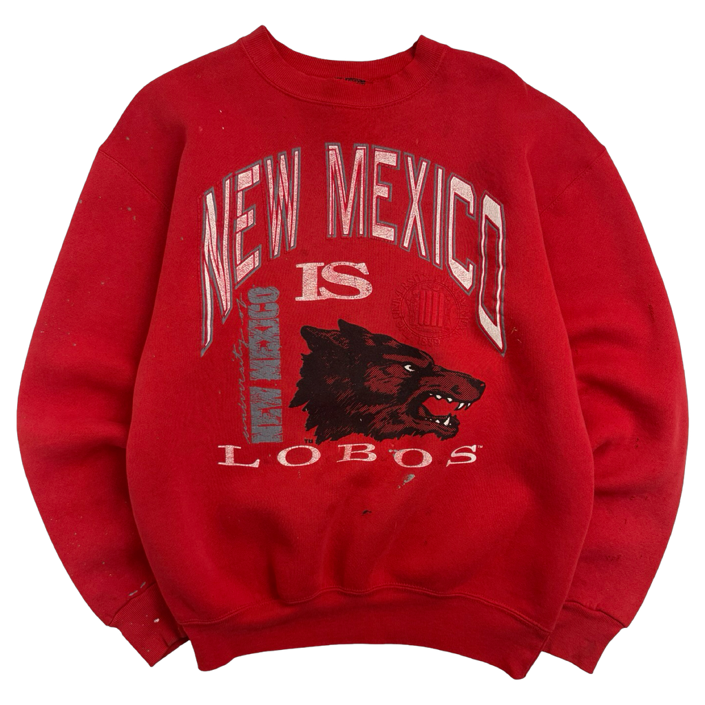 Vintage New Mexico Lobos Sweatshirt Red