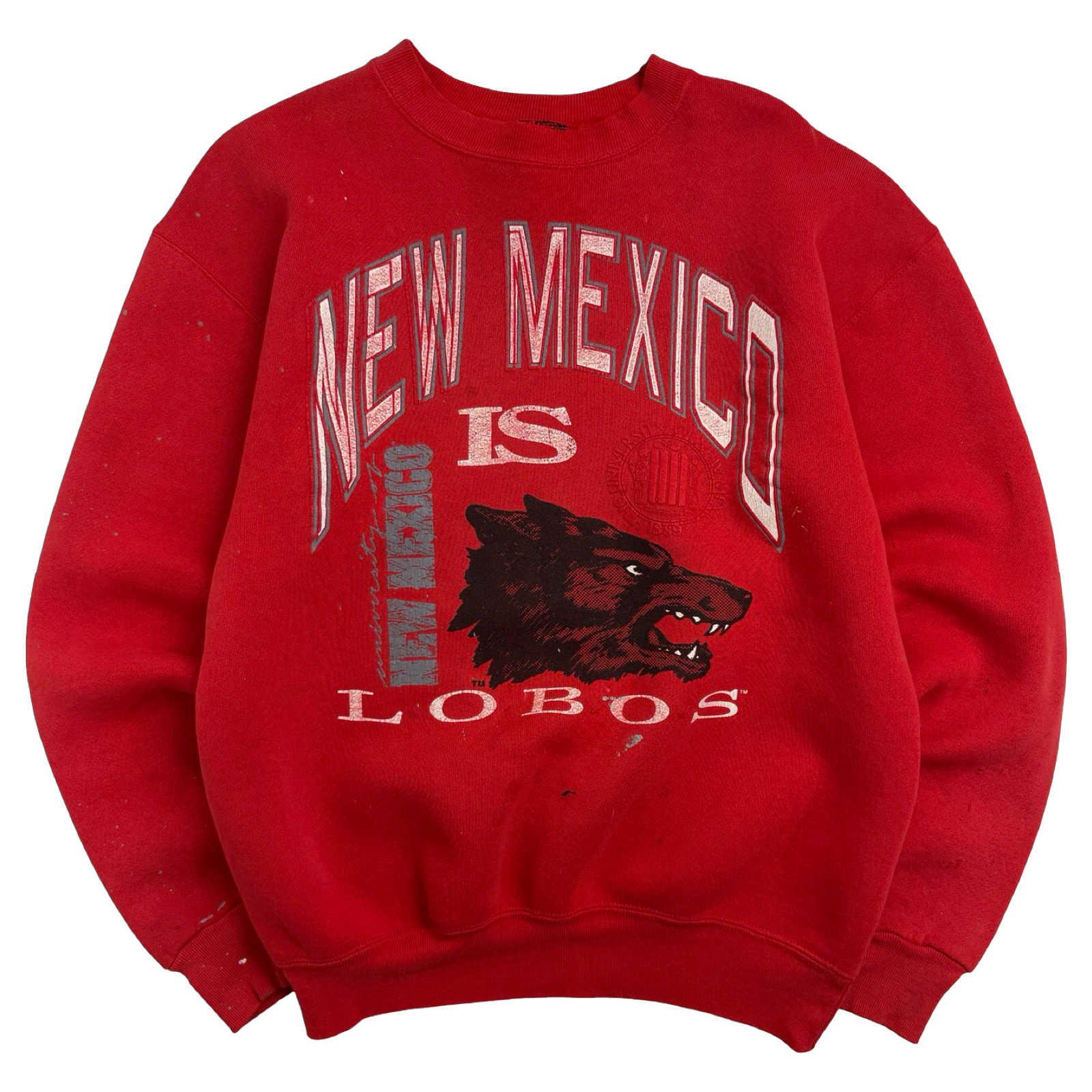 Vintage New Mexico Lobos Sweatshirt Red