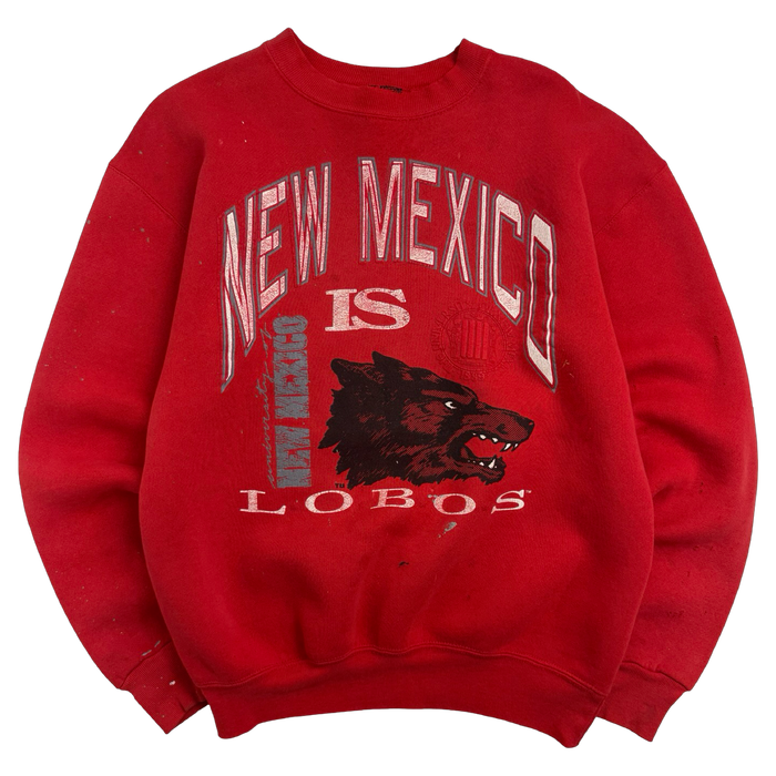 Vintage New Mexico Lobos Sweatshirt Red | Vitnage Clothing Store Canada