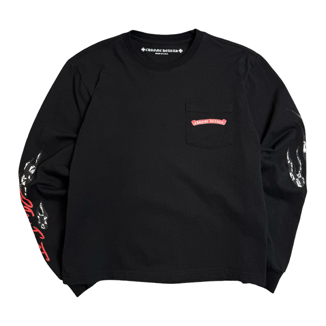 Chrome Hearts Matty Boy Stay Fast L/S Tee Black