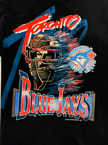 (L) Vintage '94 Toronto Blue Jays Tee Black