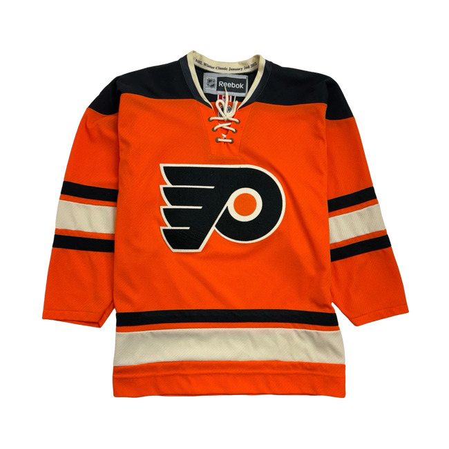 (L) Philadelphia Flyers Winter Classic Hockey Jersey Orange