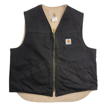 Carhartt Sherpa Lined Work Vest Black