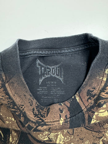 Vintage Y2k Tapout Tee Black