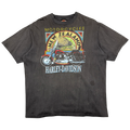 Vintage Harley Davidson New Zealand Kiwi Tee Black