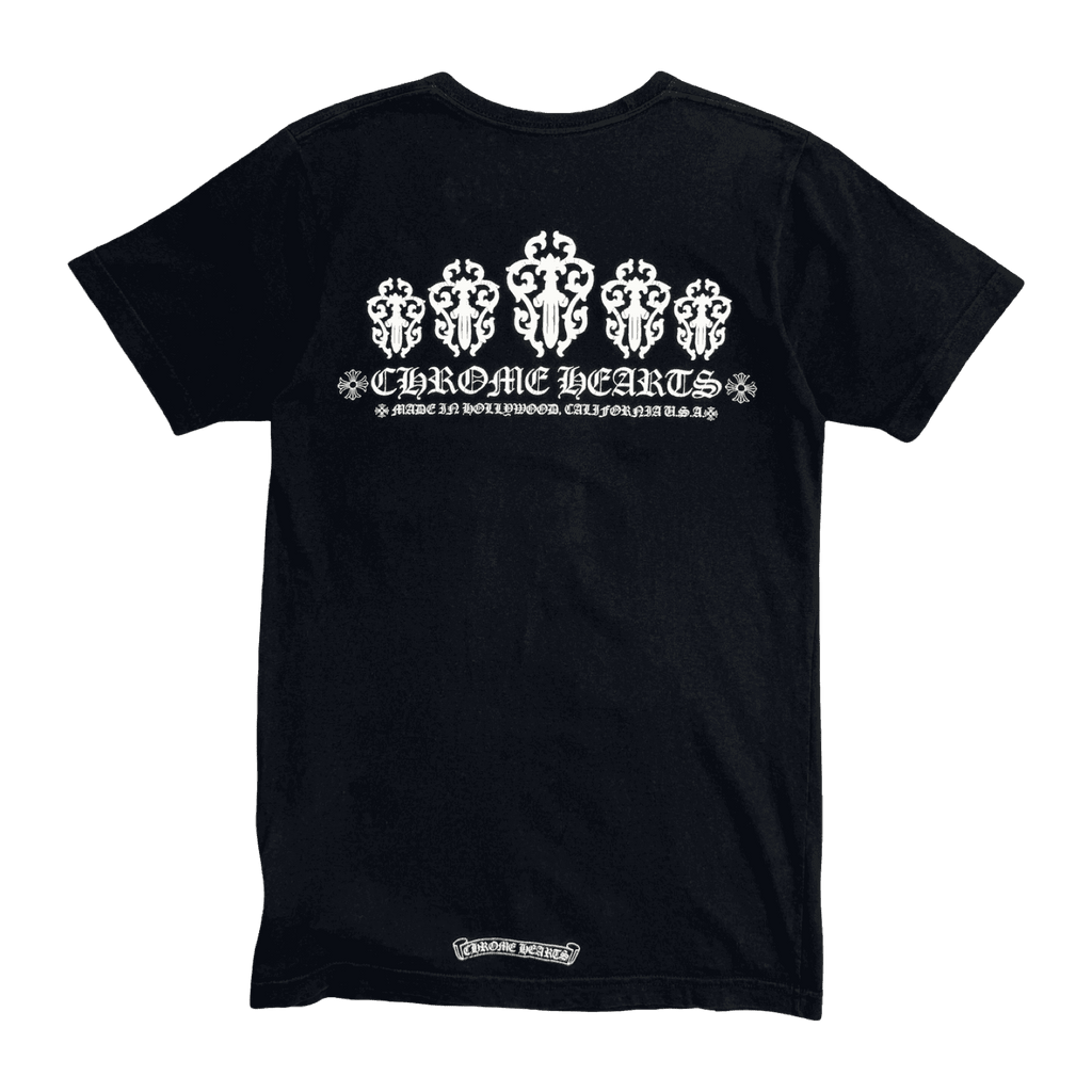 Chrome Hearts Hollywood Multi Dagger Pocket Tee Black