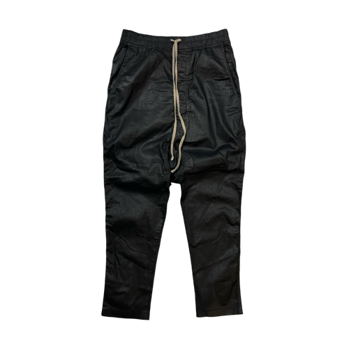 Rick Owens DRKSHDW Ripstop Drawstring Pants Black (USED) | Vintage Clothing Store Canada