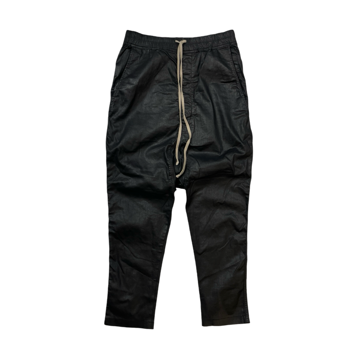 Rick Owens DRKSHDW Ripstop Drawstring Pants Black (USED) | Vitnage Clothing Store Canada