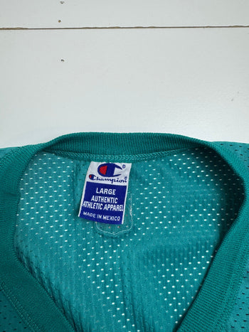 Vintage 90s Miami Dolphins Practice Jersey Aqua