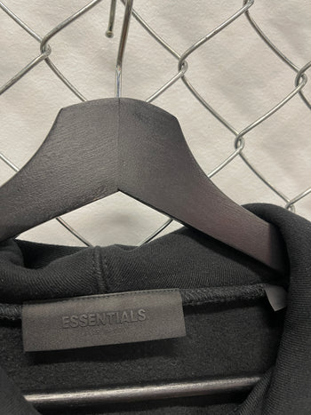 Fear of God Essentials Arch Logo Hoodie Jet Black (USED)