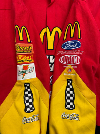 Vintage McDonalds Nascar Racing Jacket