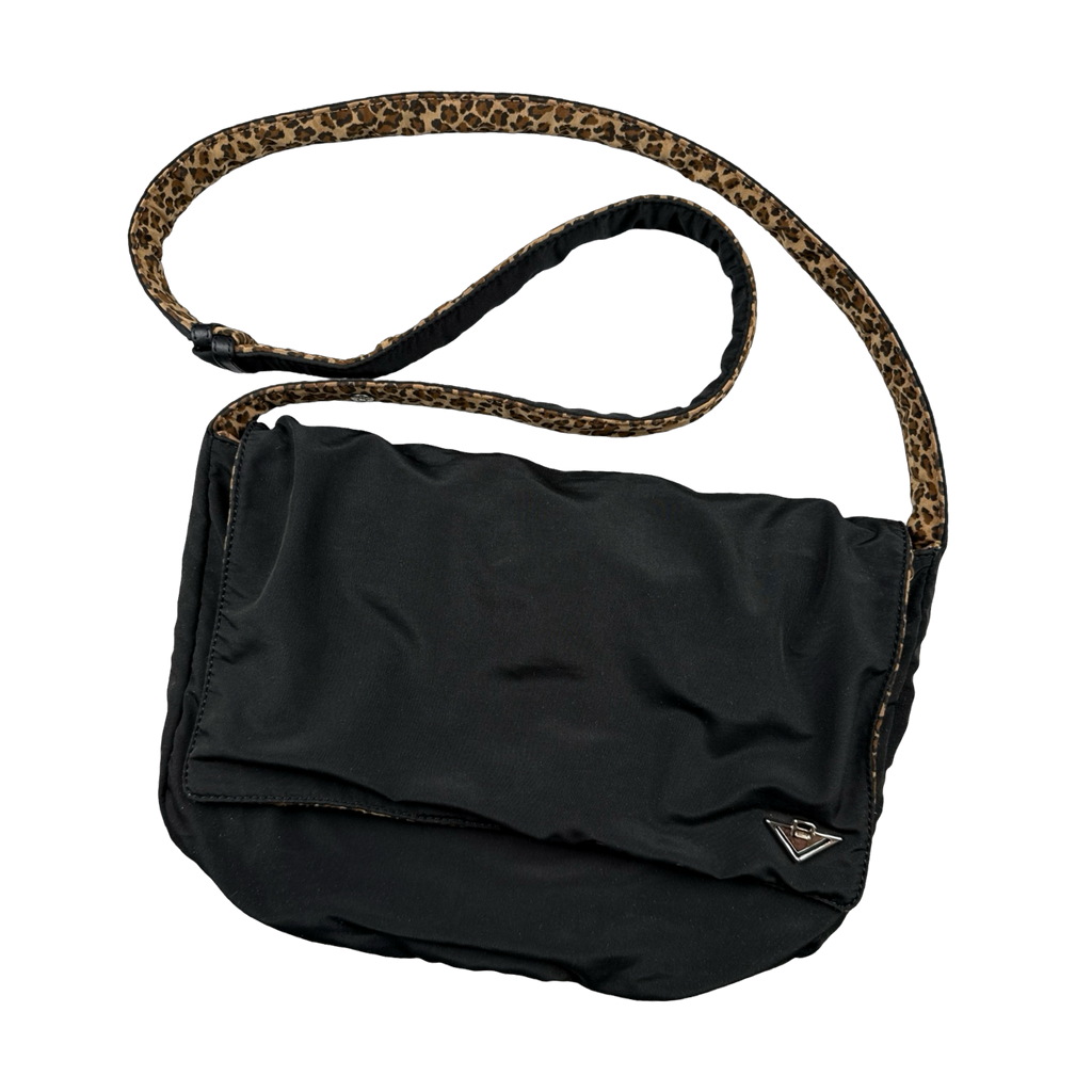 Bottega Veneta Reversible Leopard Print Shoulder Bag