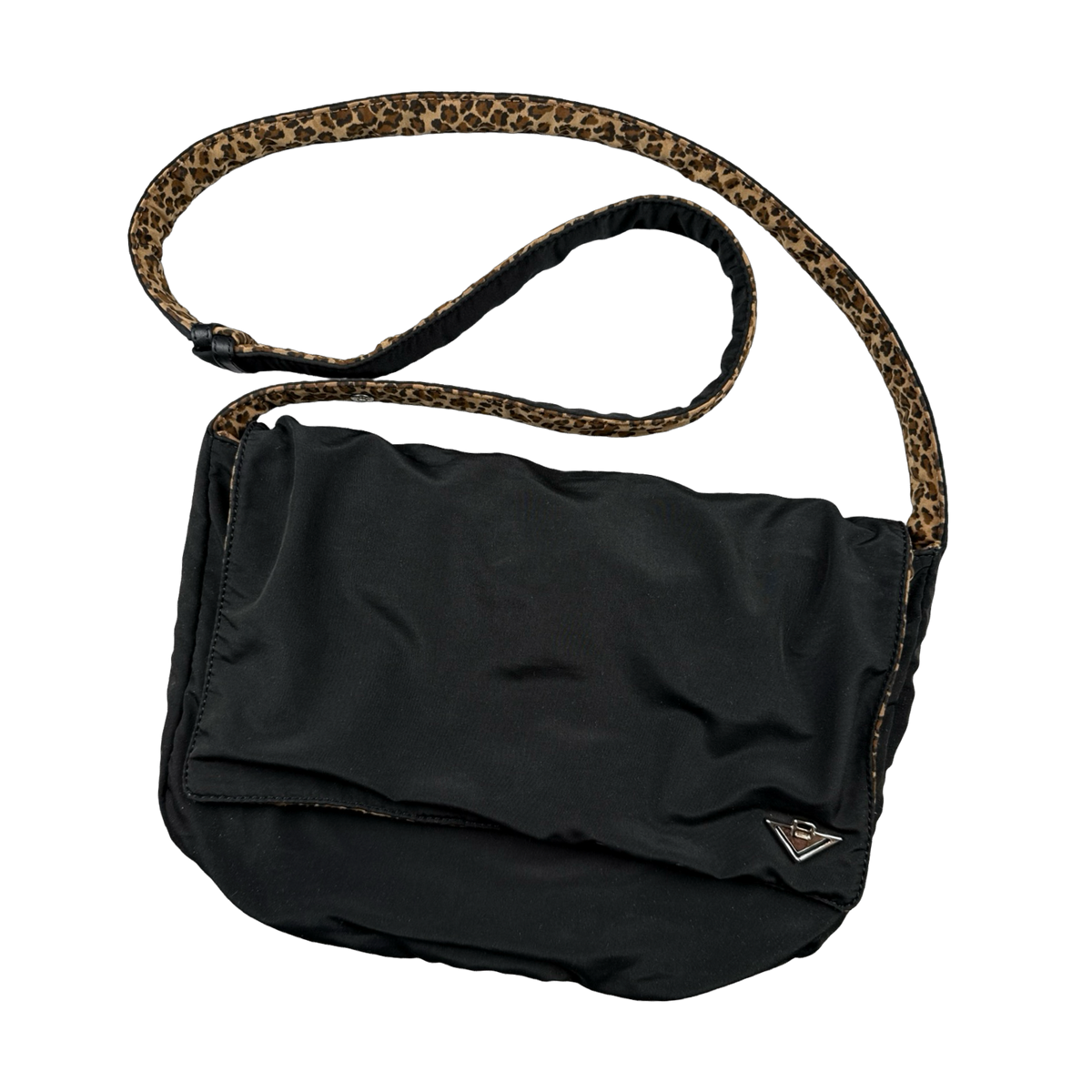 Bottega Veneta Reversible Leopard Print Shoulder Bag