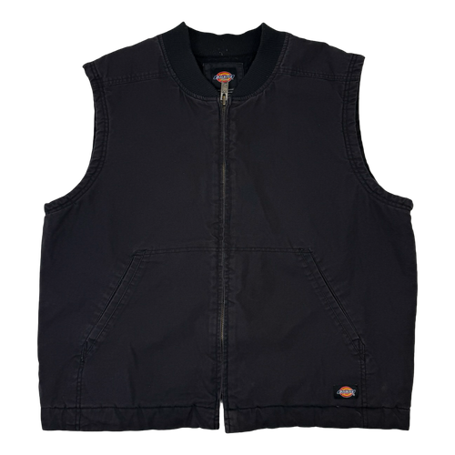 Dickies Quilt Lined Vest Black | Vintage Clothing Store Canada