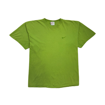 Vintage 90s Nike Side Swoosh Tee Chlorophyll Green