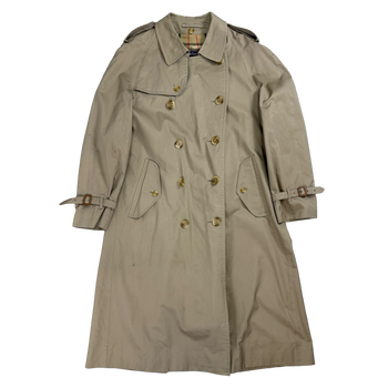Vintage Women's Burberry Trench Coat Beige
