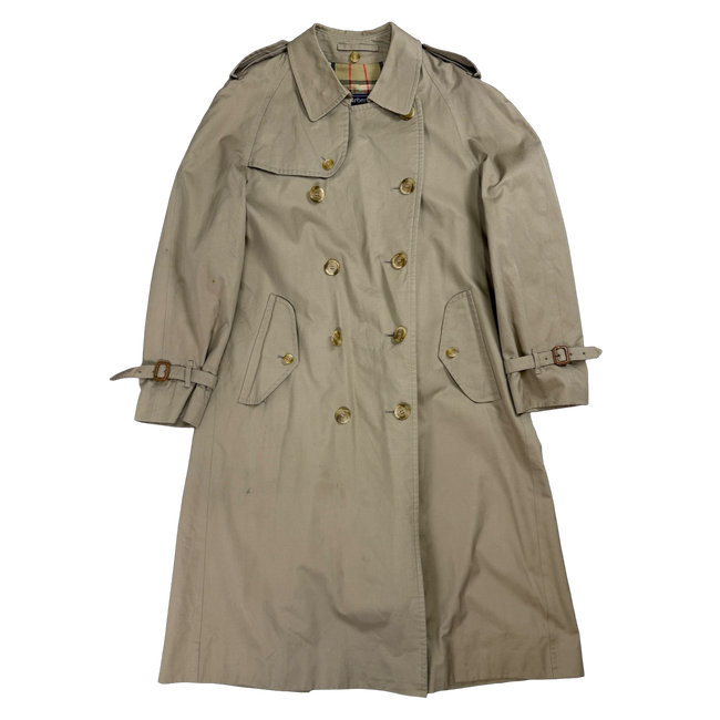 Vintage Women's Burberry Trench Coat Beige