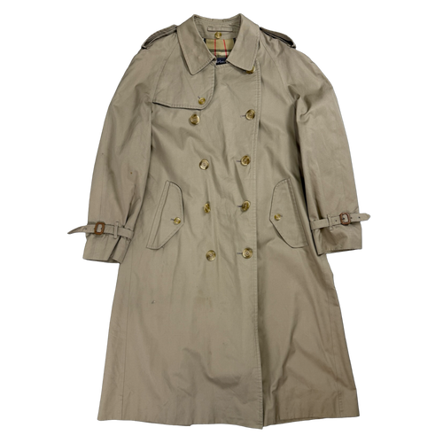 Vintage Women's Burberry Trench Coat Beige | Vintage Clothing Store Canada