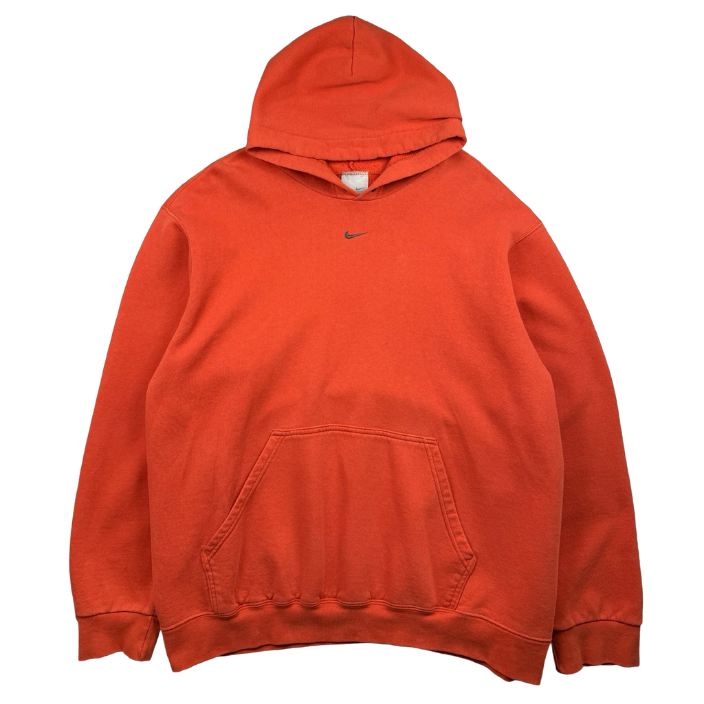 2000s Nike Centre Swoosh Hoodie Orange