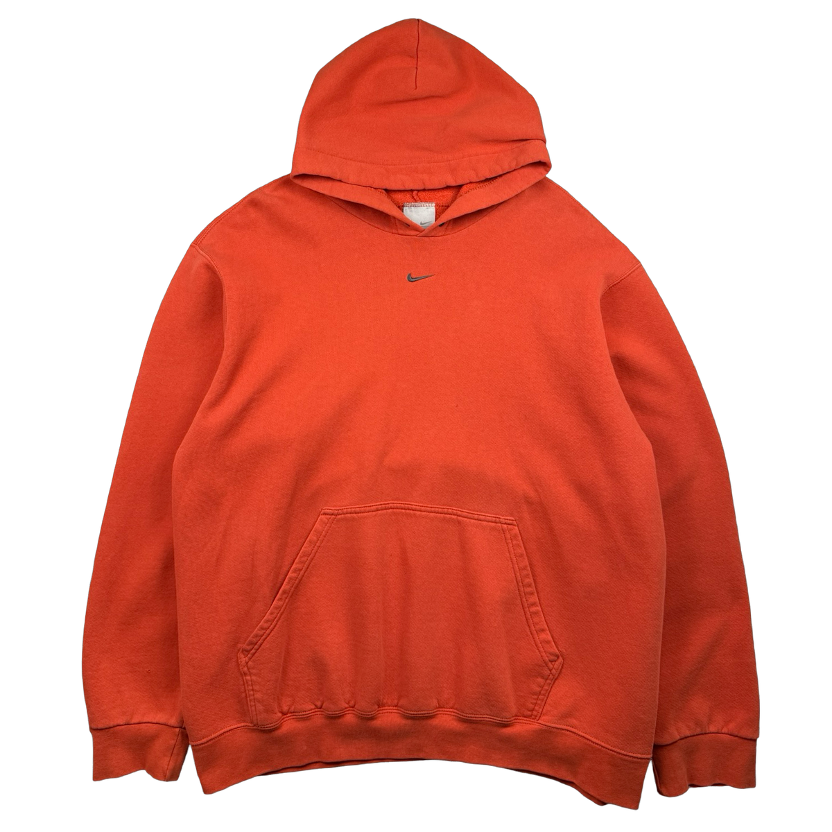 2000s Nike Centre Swoosh Hoodie Orange