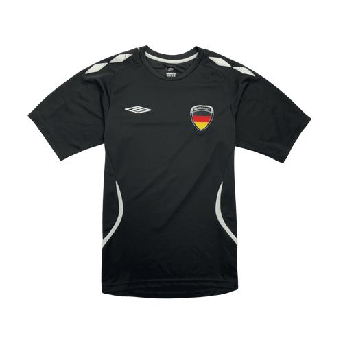 (S) Umbro Team Germany Soccer Jersey Black | Vintage Clothing Store Canada