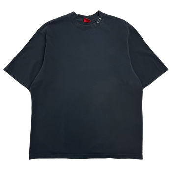 Vintage Oakley Neck Logo Tee Black