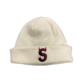 Supreme New Era S Logo Beanie FW22 Natural (USED)