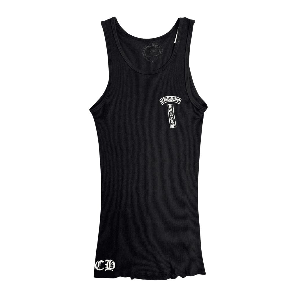 Chrome Hearts Horseshoe Logo Tank Top Black