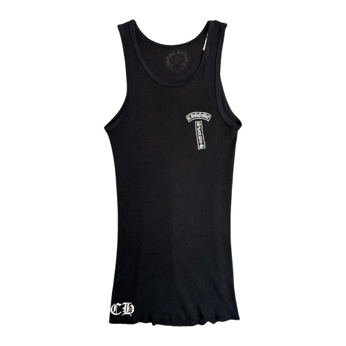 Chrome Hearts Horseshoe Logo Tank Top Black | Vintage Clothing Store Canada