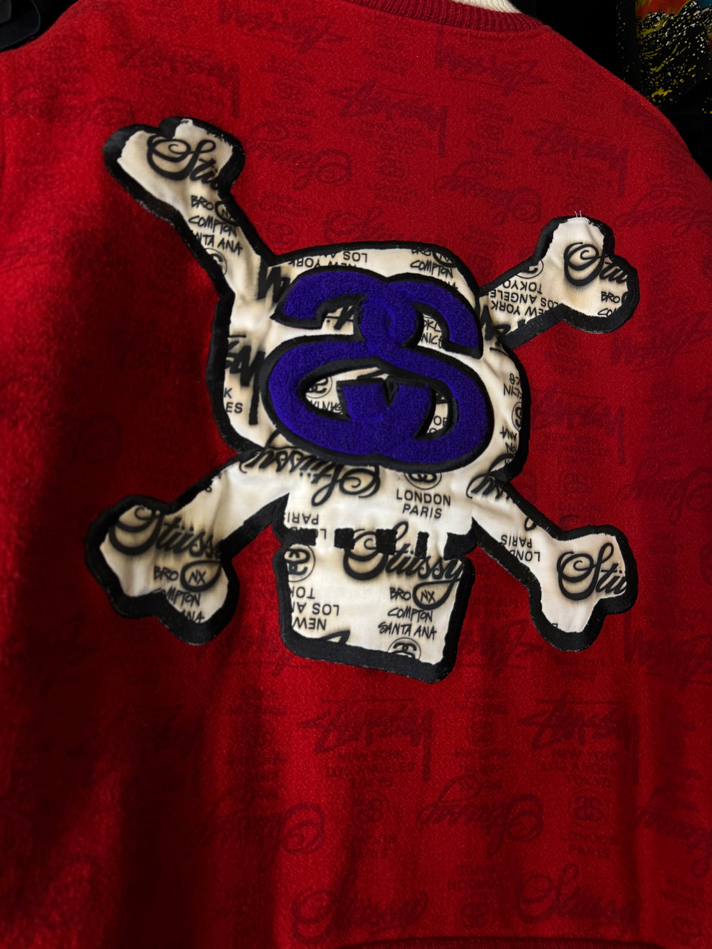 Vintage Stussy world tour varsity jacket #783/1000