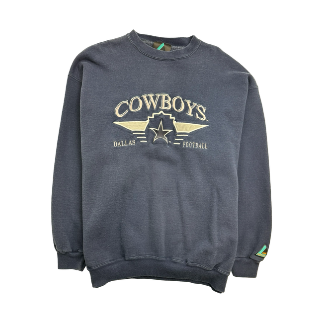 (L) Vintage Dallas Cowboys Sweatshirt Navy