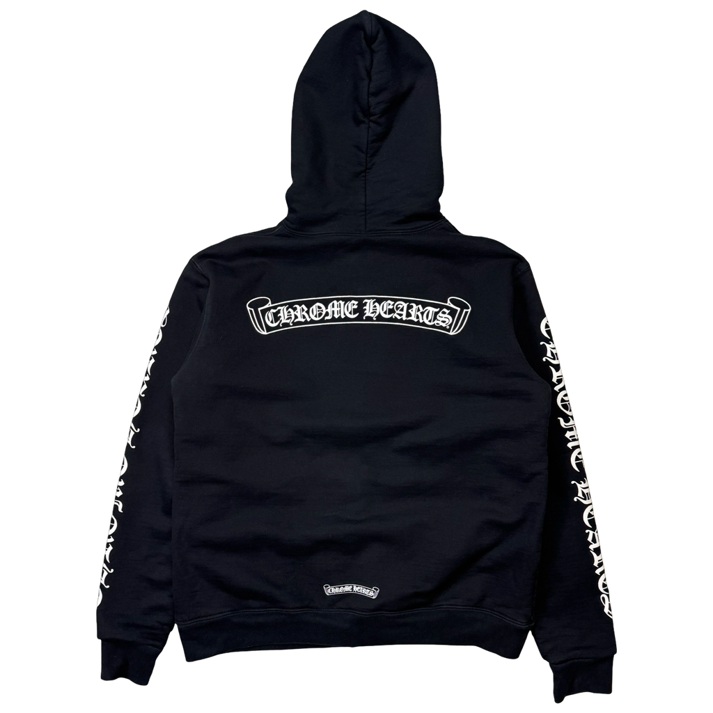 Chrome Hearts Scroll Thermal Zip Up Hoodie