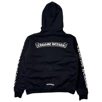 Chrome Hearts Scroll Thermal Zip Up Hoodie