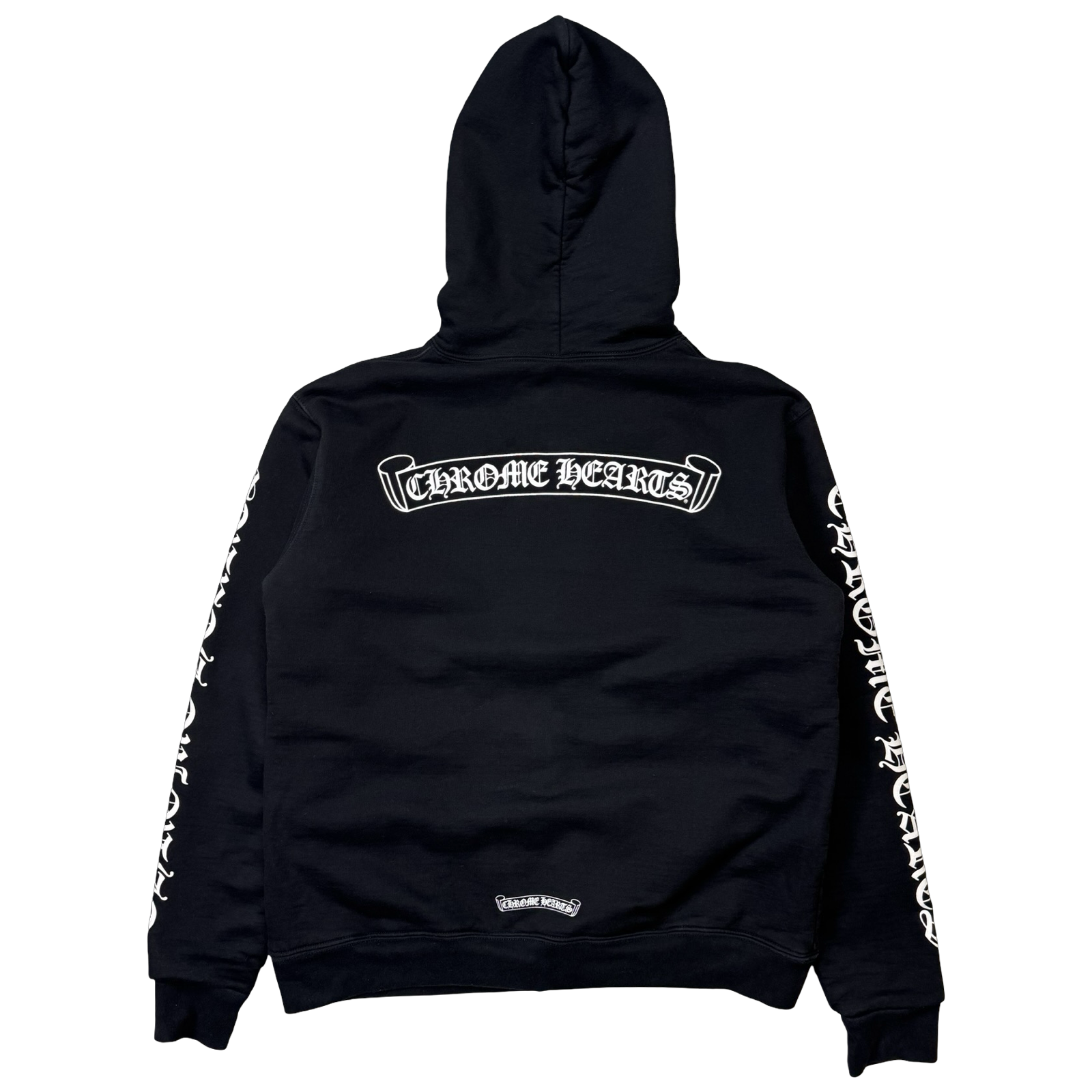 Chrome Hearts Scroll Thermal Zip Up Hoodie