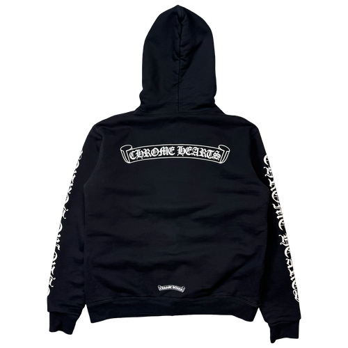 Chrome Hearts Scroll Thermal Zip Up Hoodie | Vintage Clothing Store Canada