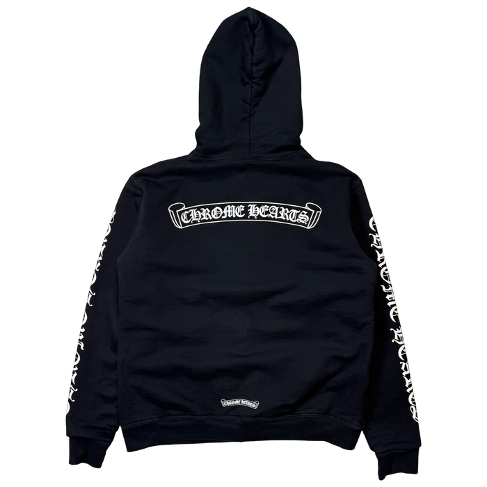 Chrome Hearts Scroll Thermal Zip Up Hoodie | Vitnage Clothing Store Canada