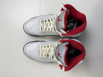 Air Jordan 5 Retro Fire Red Silver Tongue 2020 (USED NO BOX)