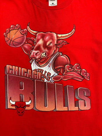 (L) Vintage 90s Chicago Bulls Tee Red