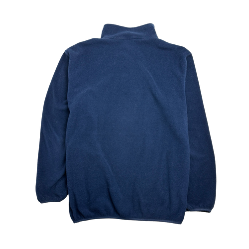 (M) Vintage Adidas Quarter Zip Fleece Navy | Vintage Clothing Store Canada