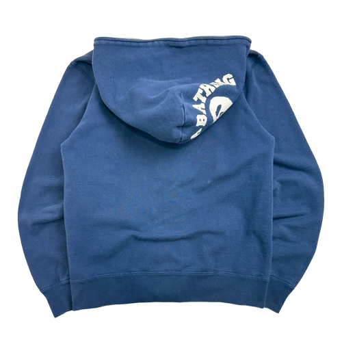 BAPE Hood Logo Full Zip Hoodie Blue (USED) | Vintage Clothing Store Canada