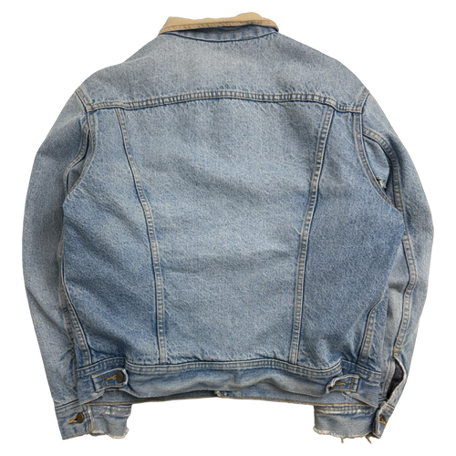 Vintage Wool Lined Lee Stormrider Denim Jacket | Vintage Clothing Store Canada