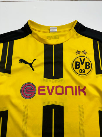 (S) Puma Evonik Industries Borussia Dortmund Kit Jersey Yellow